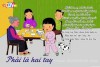 Phải là hai tay