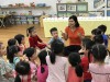 Niềm vui và sự thích thú của các con khi hoạt động tạo hình