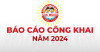 Báo cáo thường niên thực hiện chương trình giáo dục mầm non năm 2024 (Theo Thông tư 09)